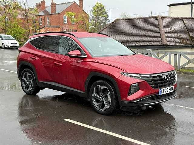 Hyundai TUCSON 1.6 h T-GDi Premium SUV 5dr Petrol Hybrid Auto Euro 6 (s/s) (230 ps) Red