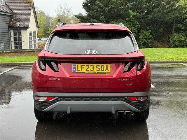 Hyundai TUCSON 1.6 h T-GDi Premium SUV 5dr Petrol Hybrid Auto Euro 6 (s/s) (230 ps) Red