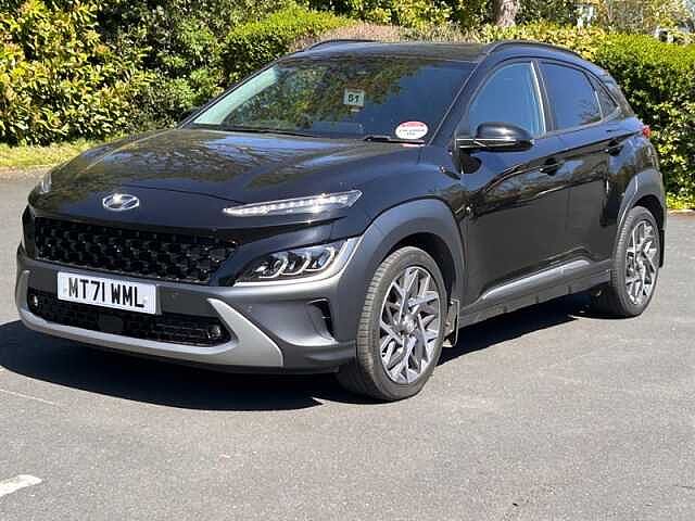 Hyundai KONA 1.6 h-GDi Ultimate SUV 5dr Petrol Hybrid DCT Euro 6 (s/s) (141 ps) Black