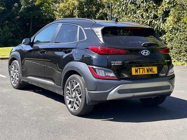 Hyundai KONA 1.6 h-GDi Ultimate SUV 5dr Petrol Hybrid DCT Euro 6 (s/s) (141 ps) Black