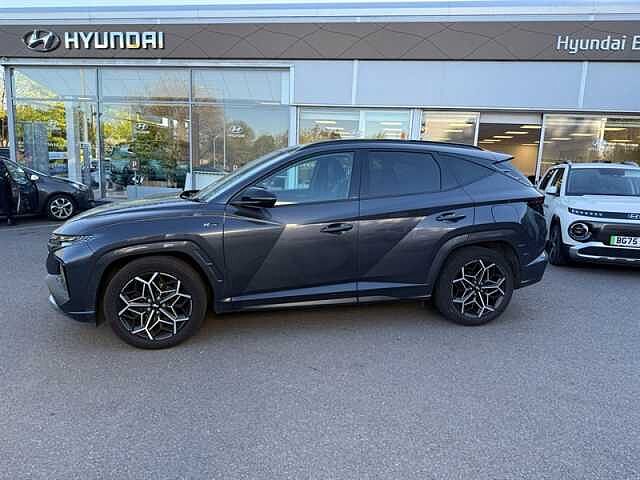 Hyundai TUCSON 1.6 T-GDi MHEV N Line S SUV 5dr Petrol Hybrid DCT 4WD Euro 6 (s/s) (180 ps) Grey