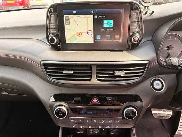 Hyundai TUCSON 1.6 T-GDi N Line SUV 5dr Petrol DCT Euro 6 (s/s) (177 ps) Grey