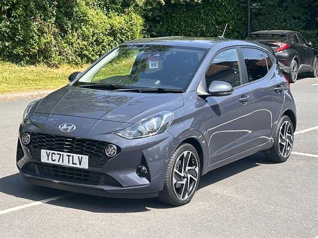 Hyundai I10 1.2 Premium Hatchback 5dr Petrol Manual Euro 6 (s/s) (84 ps) Grey