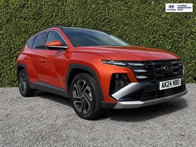 Hyundai TUCSON 1.6 T-GDi Ultimate SUV 5dr Petrol Hybrid Auto Euro 6 (s/s) (215 ps) Orange