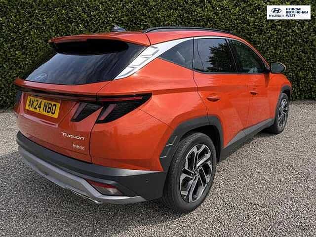 Hyundai TUCSON 1.6 T-GDi Ultimate SUV 5dr Petrol Hybrid Auto Euro 6 (s/s) (215 ps) Orange