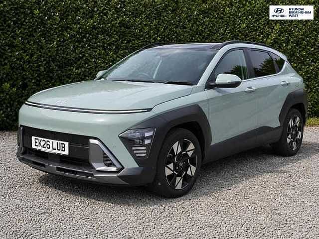Hyundai KONA 1.6 h-GDi Ultimate SUV 5dr Petrol Hybrid DCT Euro 6 (s/s) (138 ps) Green