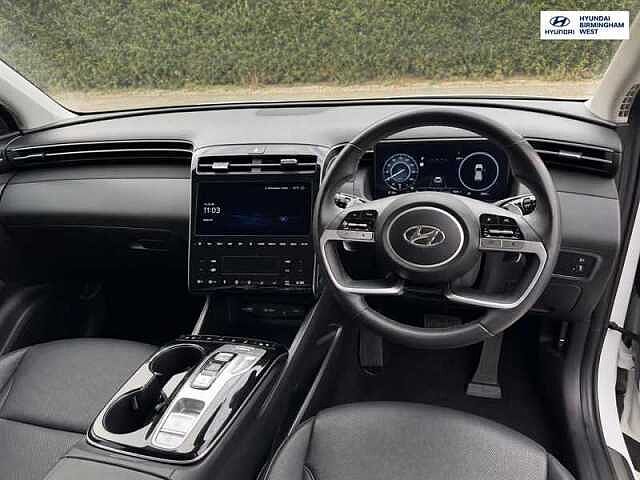 Hyundai TUCSON 1.6 h T-GDi Ultimate SUV 5dr Petrol Hybrid Auto Euro 6 (s/s) (230 ps) White