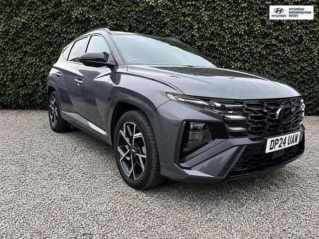Hyundai TUCSON 1.6 T-GDi N Line S SUV 5dr Petrol Hybrid Auto Euro 6 (s/s) (215 ps) Grey