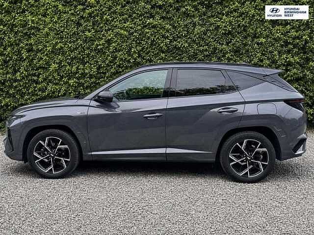 Hyundai TUCSON 1.6 T-GDi N Line S SUV 5dr Petrol Hybrid Auto Euro 6 (s/s) (215 ps) Grey