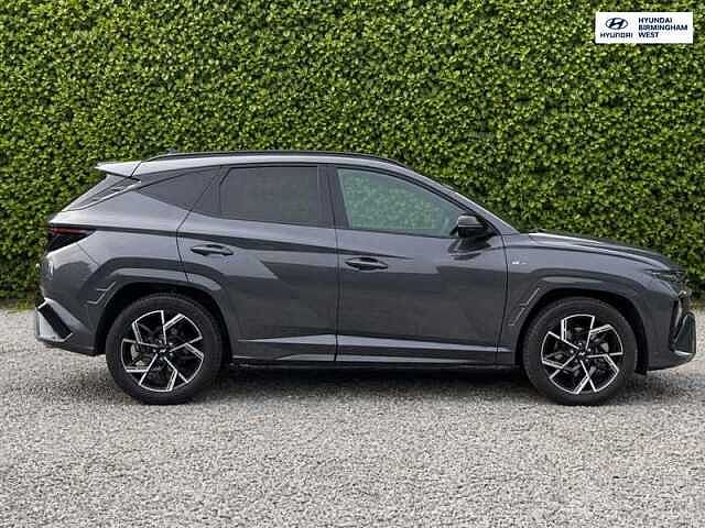Hyundai TUCSON 1.6 T-GDi N Line S SUV 5dr Petrol Hybrid Auto Euro 6 (s/s) (215 ps) Grey