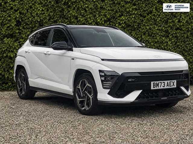 Hyundai KONA 1.6 h-GDi N Line S SUV 5dr Petrol Hybrid DCT Euro 6 (s/s) (141 ps) White