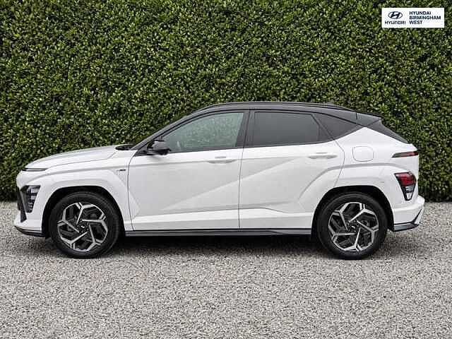 Hyundai KONA 1.6 h-GDi N Line S SUV 5dr Petrol Hybrid DCT Euro 6 (s/s) (141 ps) White