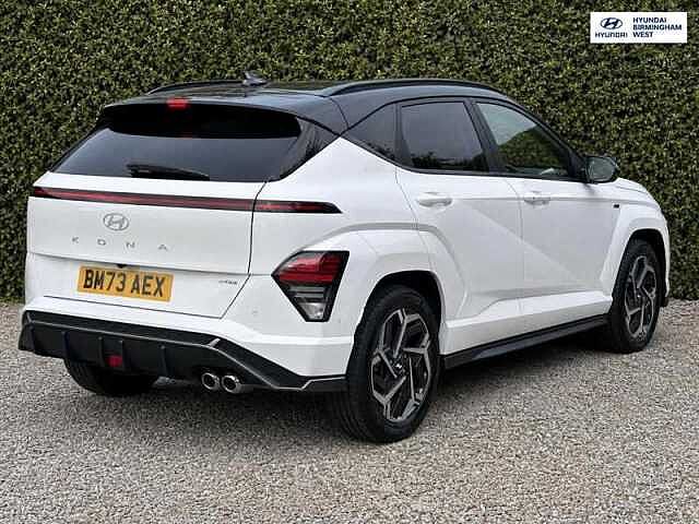 Hyundai KONA 1.6 h-GDi N Line S SUV 5dr Petrol Hybrid DCT Euro 6 (s/s) (141 ps) White