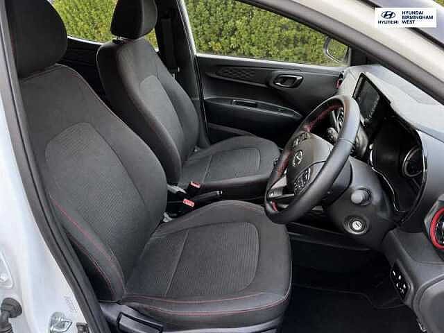 Hyundai I10 1.0 T-GDi N Line Hatchback 5dr Petrol Manual Euro 6 (s/s) (100 ps) White