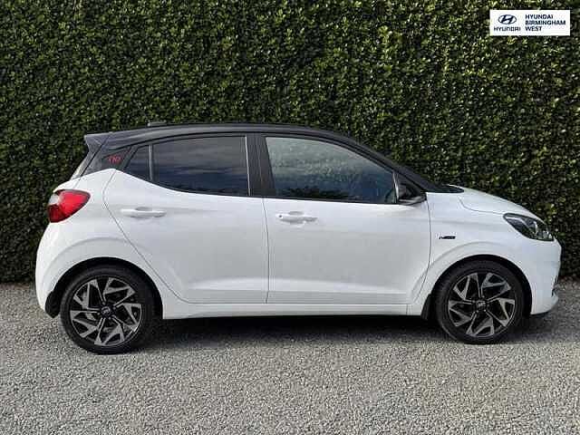 Hyundai I10 1.0 T-GDi N Line Hatchback 5dr Petrol Manual Euro 6 (s/s) (100 ps) White