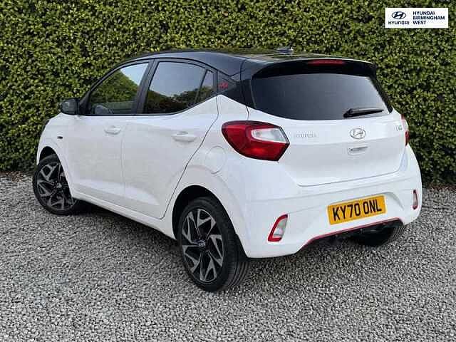 Hyundai I10 1.0 T-GDi N Line Hatchback 5dr Petrol Manual Euro 6 (s/s) (100 ps) White