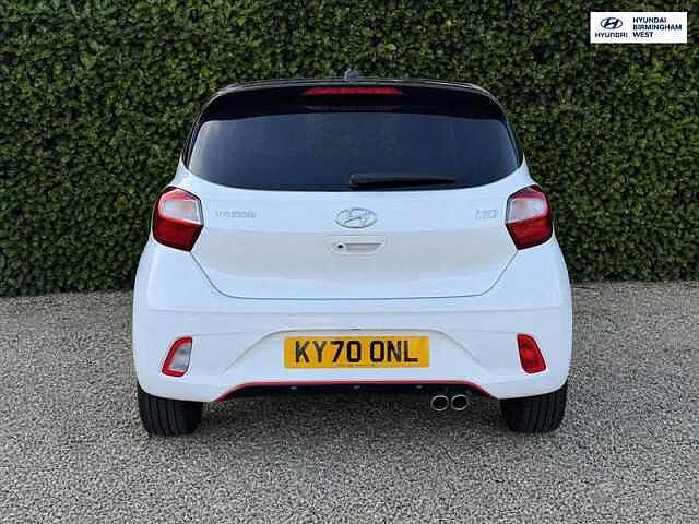 Hyundai I10 1.0 T-GDi N Line Hatchback 5dr Petrol Manual Euro 6 (s/s) (100 ps) White