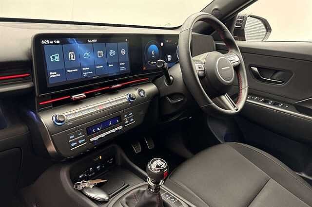 Hyundai KONA 1.6 T-GDi N Line SUV 5dr Petrol Manual Euro 6 (s/s) (138 ps) Red