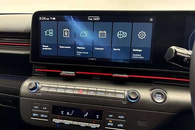 Hyundai KONA 1.6 T-GDi N Line SUV 5dr Petrol Manual Euro 6 (s/s) (138 ps) Red