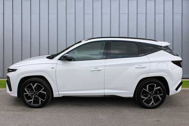 Hyundai TUCSON 1.6 T-GDi 13.8kWh N Line Auto Euro 6 (s/s) 5dr White