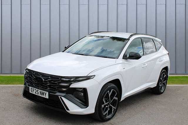 Hyundai TUCSON 1.6 T-GDi 13.8kWh N Line Auto Euro 6 (s/s) 5dr White