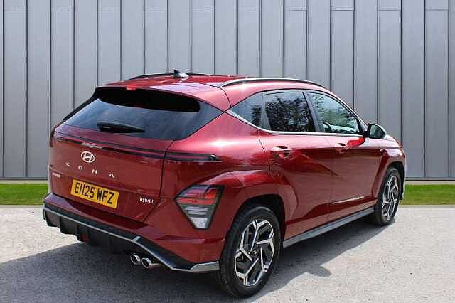 Hyundai KONA 1.6 h-GDi N Line S DCT Euro 6 (s/s) 5dr Red