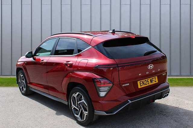 Hyundai KONA 1.6 h-GDi N Line S DCT Euro 6 (s/s) 5dr Red
