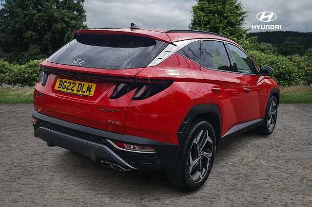 Hyundai TUCSON 1.6 TGDi Hybrid 230 Premium 5dr 2WD Auto Engine Red