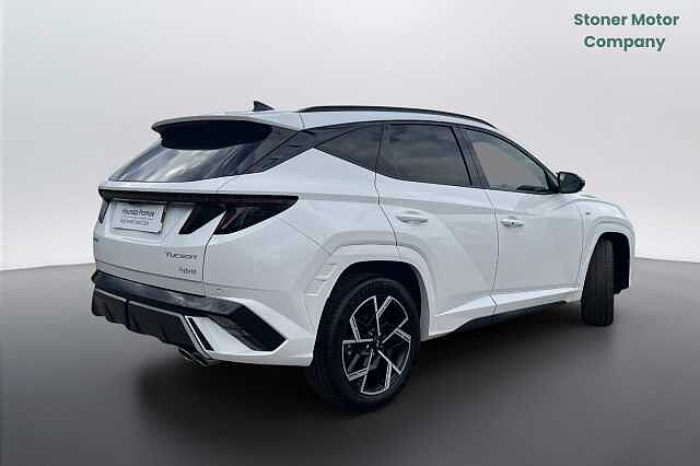 Hyundai TUCSON 1.6T 239 Hybrid N Line 5dr Auto Atlas White