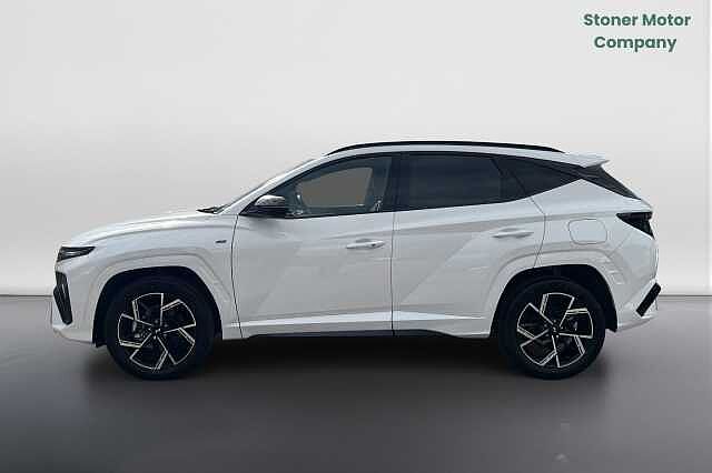 Hyundai TUCSON 1.6T 239 Hybrid N Line 5dr Auto Atlas White