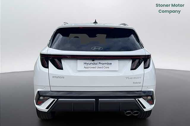 Hyundai TUCSON 1.6T 239 Hybrid N Line 5dr Auto Atlas White
