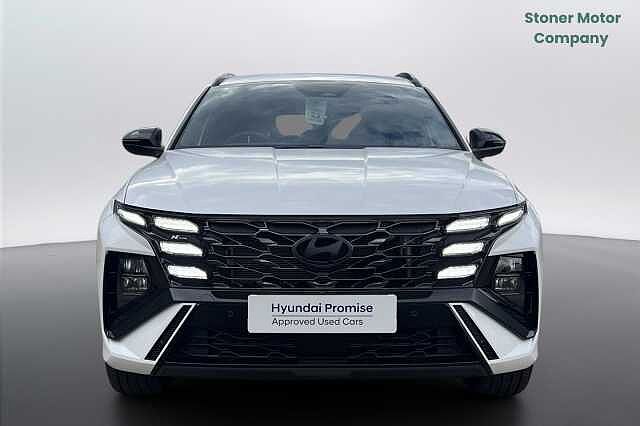 Hyundai TUCSON 1.6T 239 Hybrid N Line 5dr Auto Serenity White