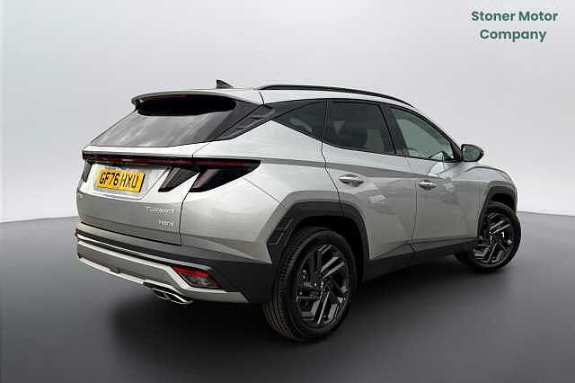 Hyundai TUCSON 1.6T 239 Hybrid Black Line 5dr Auto Silver