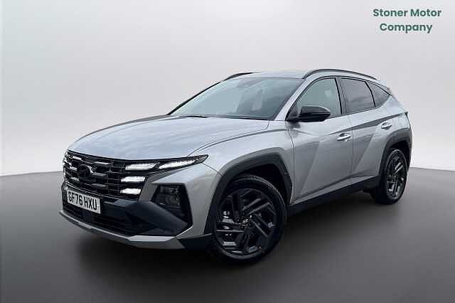 Hyundai TUCSON 1.6T 239 Hybrid Black Line 5dr Auto Silver