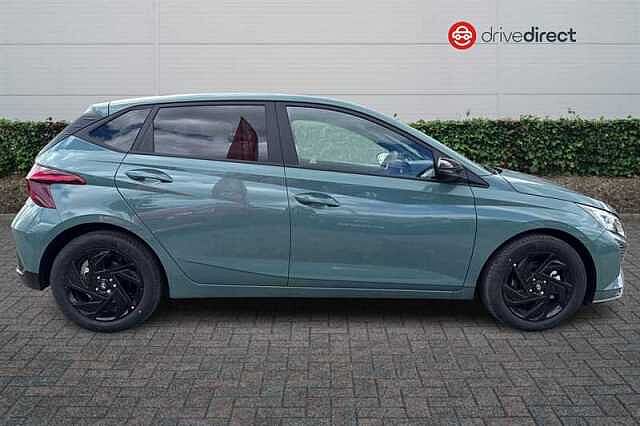 Hyundai I20 1.0 T-GDi Black Line Hatchback 5dr Petrol Manual Euro 6 (s/s) (90 ps) Green