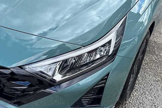 Hyundai I20 1.0 T-GDi Black Line Hatchback 5dr Petrol Manual Euro 6 (s/s) (90 ps) Green