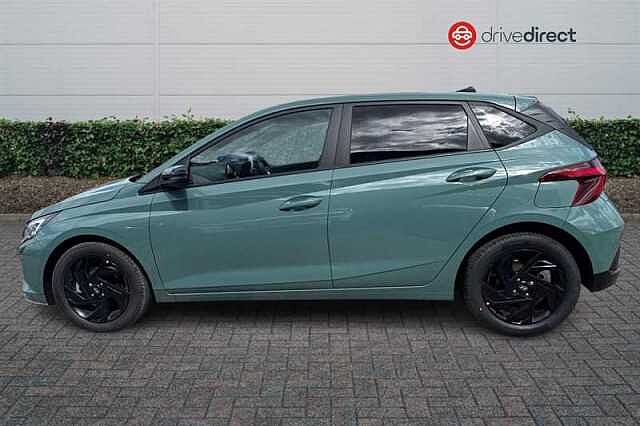 Hyundai I20 1.0 T-GDi Black Line Hatchback 5dr Petrol Manual Euro 6 (s/s) (90 ps) Green