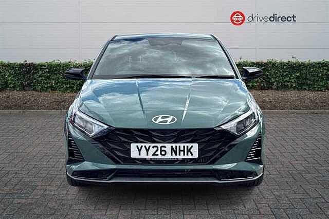 Hyundai I20 1.0 T-GDi Black Line Hatchback 5dr Petrol Manual Euro 6 (s/s) (90 ps) Green