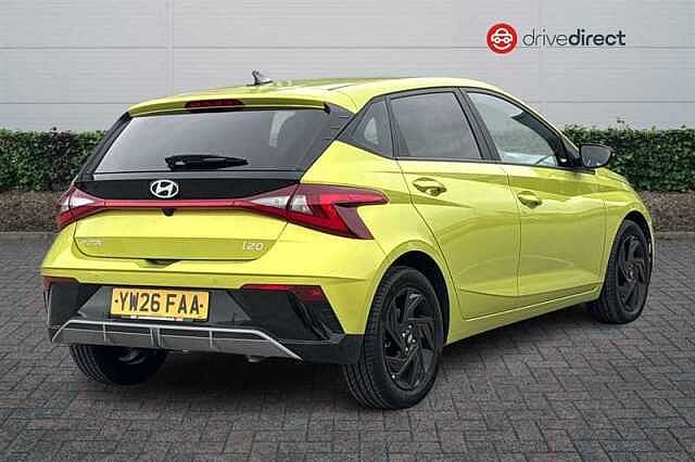 Hyundai I20 1.0 T-GDi Black Line Hatchback 5dr Petrol Manual Euro 6 (s/s) (90 ps) Green
