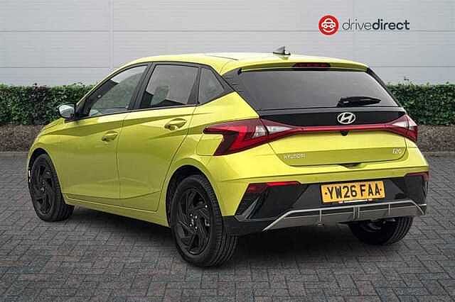 Hyundai I20 1.0 T-GDi Black Line Hatchback 5dr Petrol Manual Euro 6 (s/s) (90 ps) Green