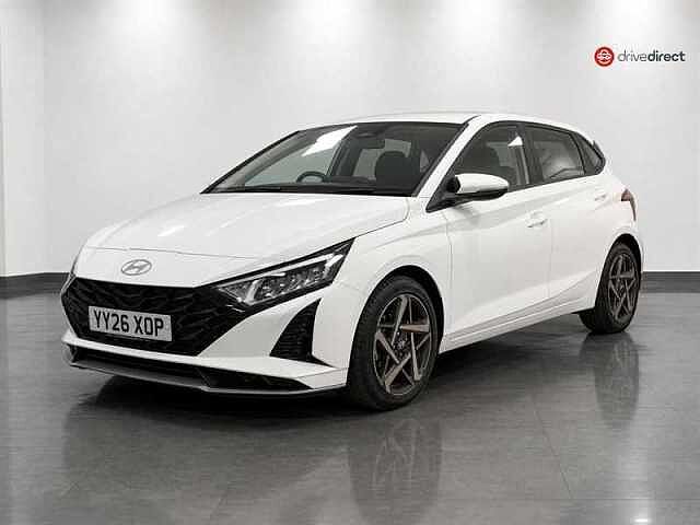 Hyundai I20 1.0 T-GDi Tech Line Hatchback 5dr Petrol DCT Euro 6 (s/s) (90 ps) White