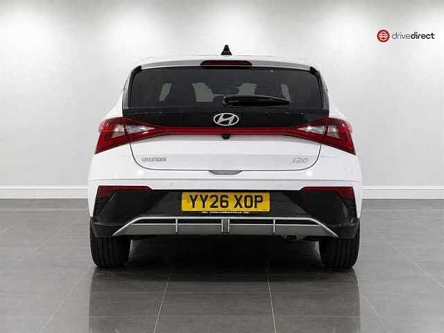 Hyundai I20 1.0 T-GDi Tech Line Hatchback 5dr Petrol DCT Euro 6 (s/s) (90 ps) White