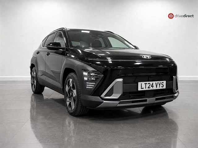 Hyundai KONA 1.6 h-GDi Ultimate SUV 5dr Petrol Hybrid DCT Euro 6 (s/s) (141 ps) Black