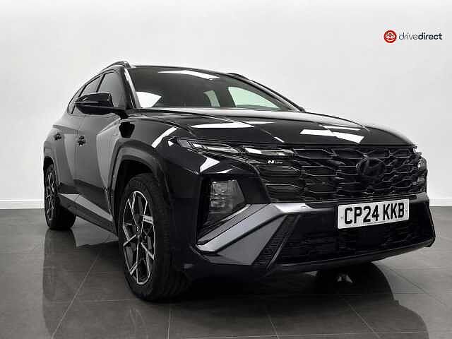 Hyundai TUCSON 1.6 T-GDi N Line S SUV 5dr Petrol Hybrid Auto Euro 6 (s/s) (215 ps) Black