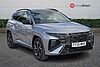 Hyundai TUCSON 1.6 T-GDi N Line S SUV 5dr Petrol Hybrid Auto Euro 6 (s/s) (215 ps) Silver