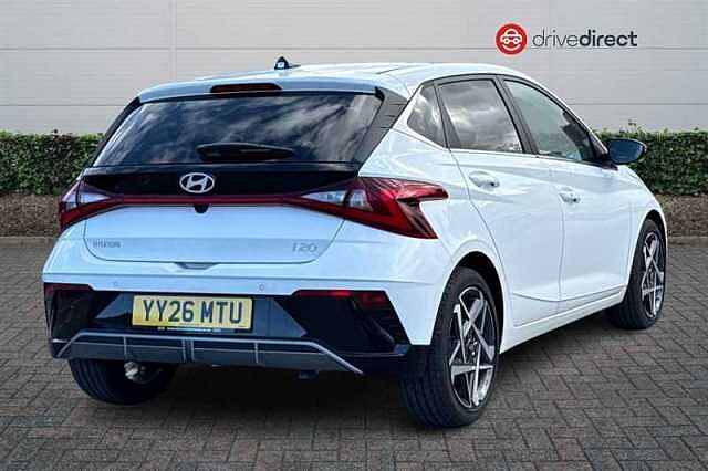Hyundai I20 1.0 T-GDi Ultimate Hatchback 5dr Petrol Manual Euro 6 (s/s) (100 ps) White
