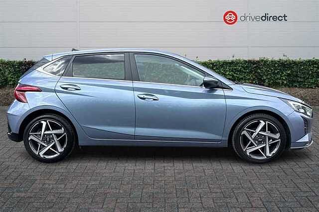 Hyundai I20 1.0 T-GDi Tech Line Hatchback 5dr Petrol DCT Euro 6 (s/s) (90 ps) Blue