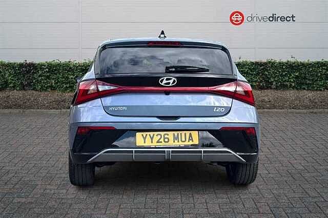 Hyundai I20 1.0 T-GDi Tech Line Hatchback 5dr Petrol DCT Euro 6 (s/s) (90 ps) Blue