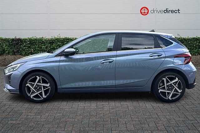 Hyundai I20 1.0 T-GDi Tech Line Hatchback 5dr Petrol DCT Euro 6 (s/s) (90 ps) Blue