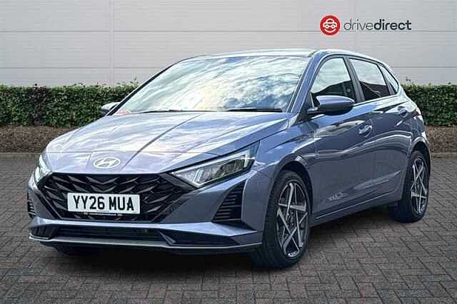 Hyundai I20 1.0 T-GDi Tech Line Hatchback 5dr Petrol DCT Euro 6 (s/s) (90 ps) Blue